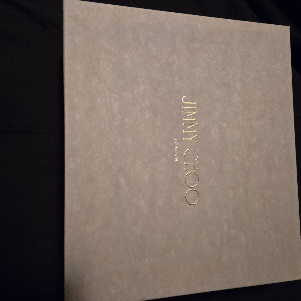 Jimmy Choo Black Heels with Crystal Accents - Picture 4 of 5